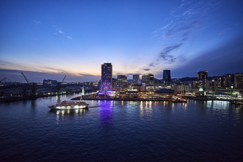 写真：神戸市内の観光地やハーバーランドの夜景